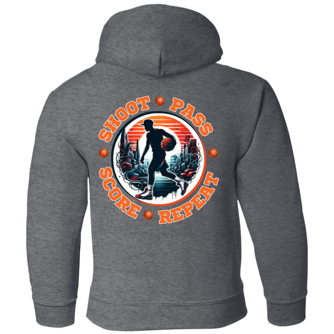 G185B Gildan Youth Pullover Hoodie