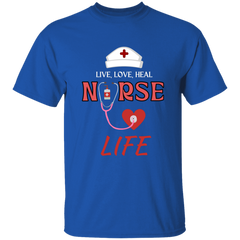 Live Love Heal Nurse T-Shirt
