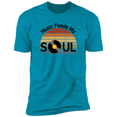 Music Feeds My Soul Premium Short Sleeve T-Shirt