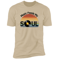 Music Feeds My Soul Premium Short Sleeve T-Shirt