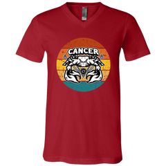 Cancer Unisex SS V-Neck T-Shirt