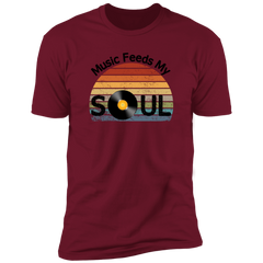 Music Feeds My Soul Premium Short Sleeve T-Shirt