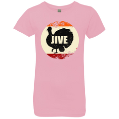 Jive Turkey Funny Thanksgiving Day Girls' Princess T-Shirt