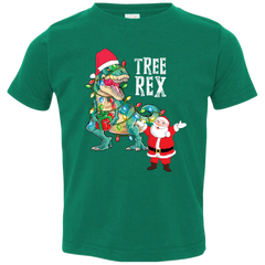 Tree Rex & Santa Toddler Jersey T-Shirt