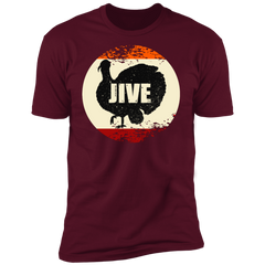 Jive Turkey Funny Thanksgiving Day Premium Short Sleeve T-Shirt