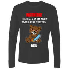 The Chain On My Mood Swing Just Snapped Run Funny Men's Premium LS T-Shirt