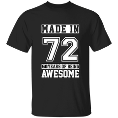 50 Year Old Awesome Since 1972 50th Birthday Gifts Men T-Shirt