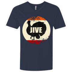 Jive Turkey Funny Thanksgiving Day V-Neck T-Shirt