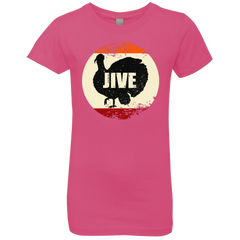 Jive Turkey Funny Thanksgiving Day Girls' Princess T-Shirt