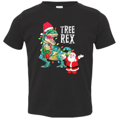 Tree Rex & Santa Toddler Jersey T-Shirt