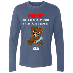 The Chain On My Mood Swing Just Snapped Run Funny Men's Premium LS T-Shirt