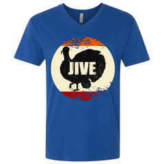 Jive Turkey Funny Thanksgiving Day V-Neck T-Shirt