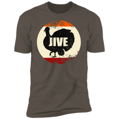 Jive Turkey Funny Thanksgiving Day Premium Short Sleeve T-Shirt