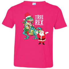 Tree Rex & Santa Toddler Jersey T-Shirt