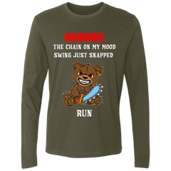 The Chain On My Mood Swing Just Snapped Run Funny Men's Premium LS T-Shirt