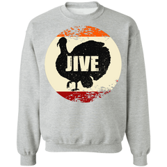 Jive Turkey Jive Turkey Funny Thanksgiving Day Pullover Sweatshirt